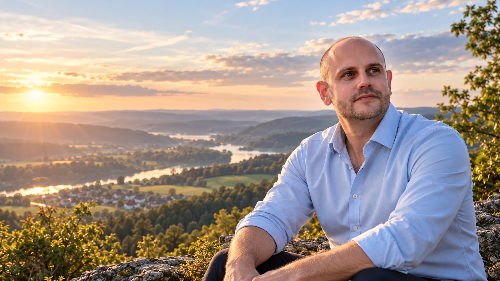 Kevin Weitershagen in der Natur